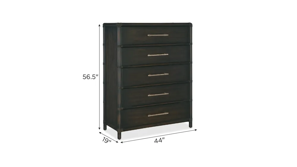 Retreat Pole Rattan Chest Dimensions