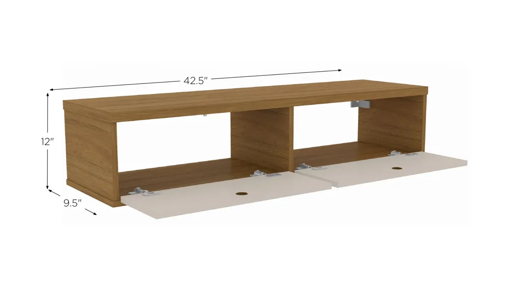 Liberty 42" Floating Entertainment Center Dimensions