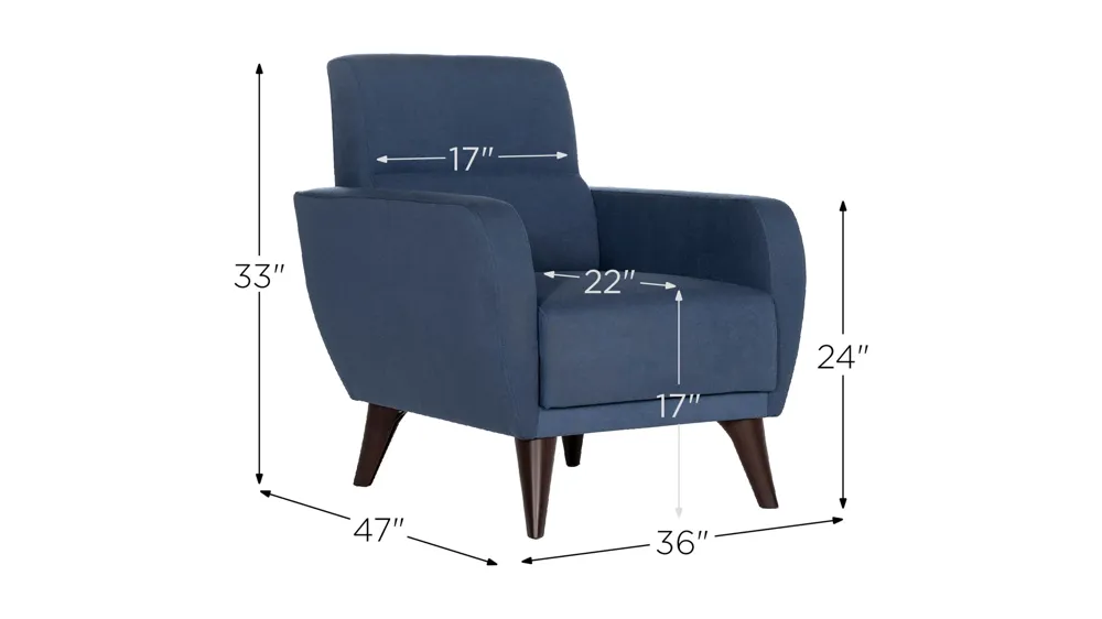 Lugano Chair with Storage Dimensions