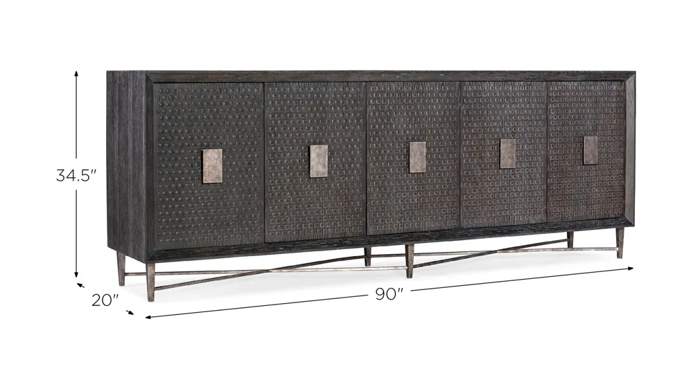 Melange Keenan Five Door Credenza Dimensions