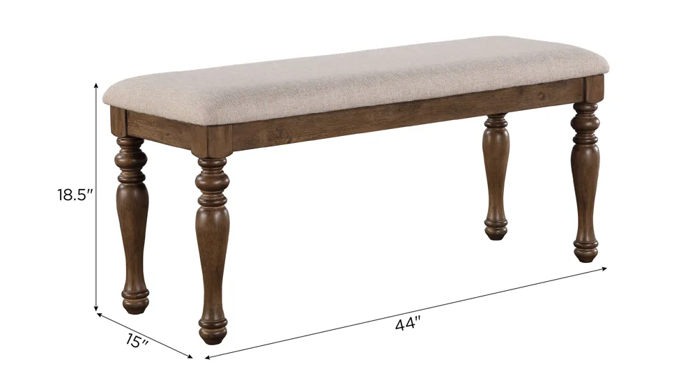 Joanna Dining Bench Dimensions