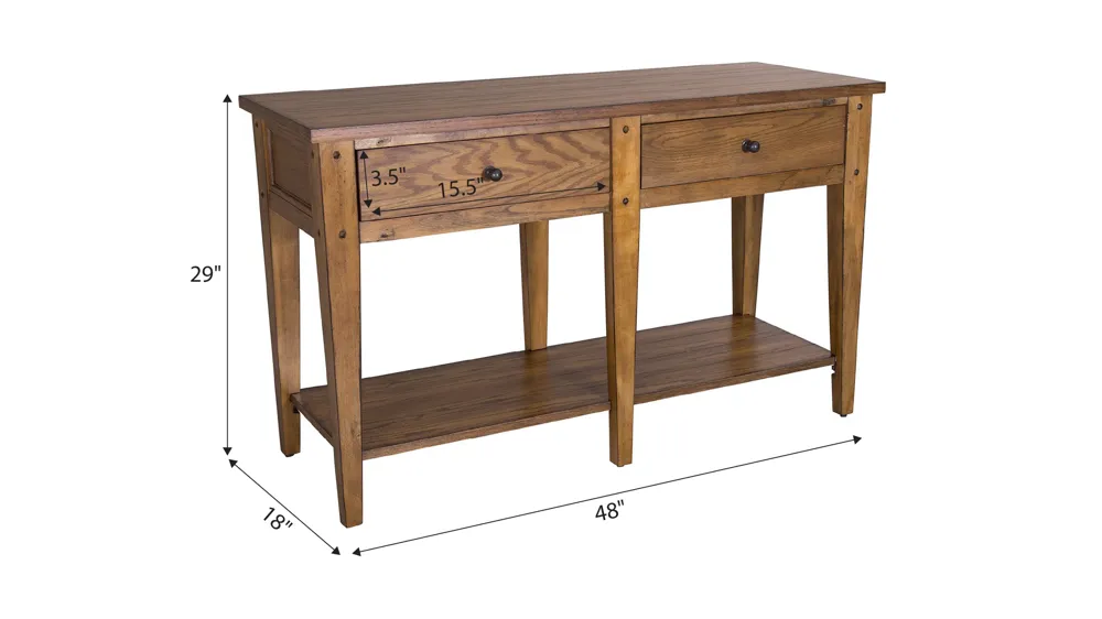 Lake House Console Table Dimensions