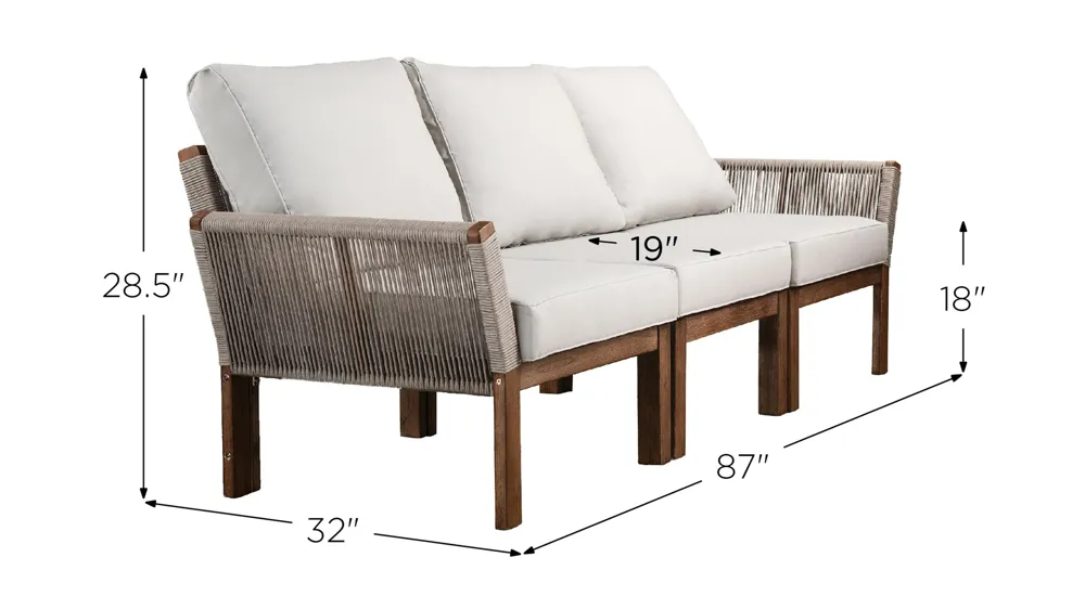 Savoy Outdoor Sofa Dimensions