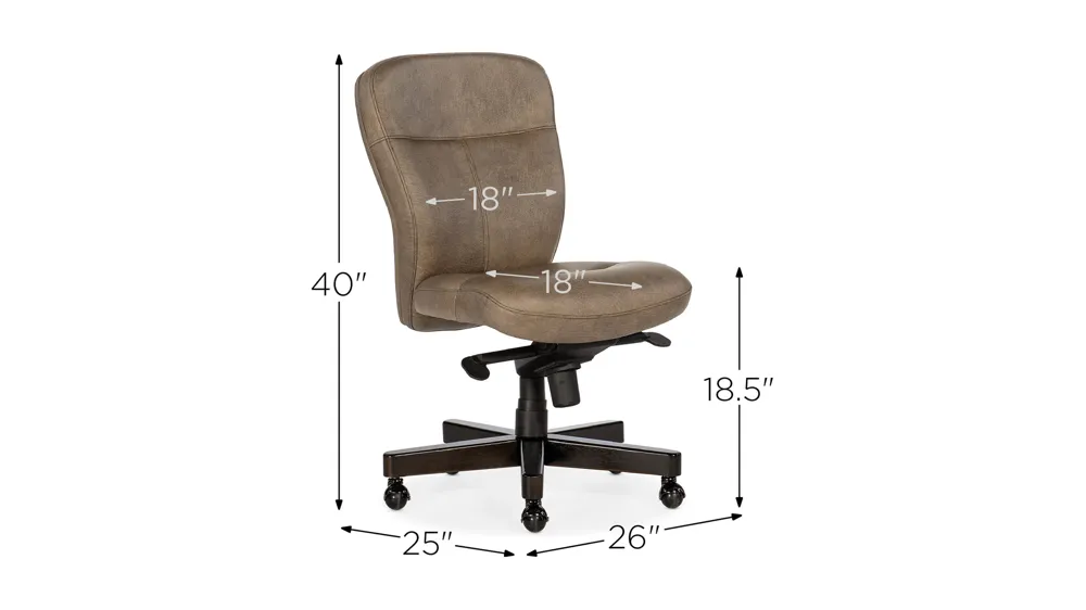 Sasha Executive Swivel Tilt Chair Dimensions