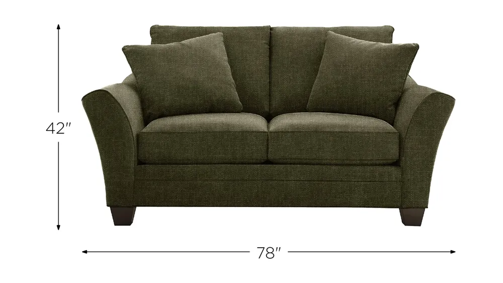 Briarwood Loveseat Dimensions