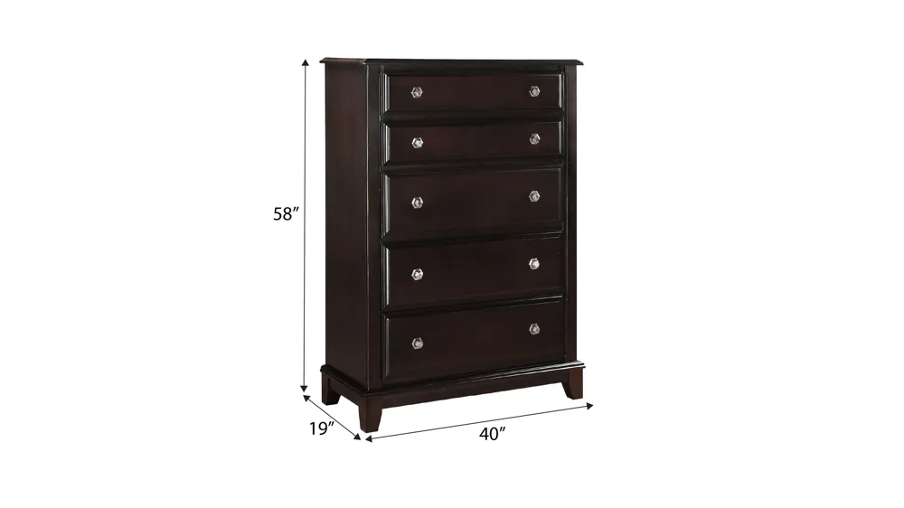 Rae Bedroom Chest Dimensions
