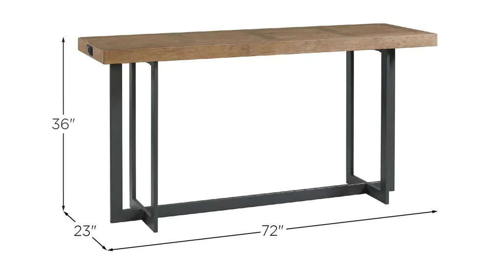 Eden Sofa Table Dimensions