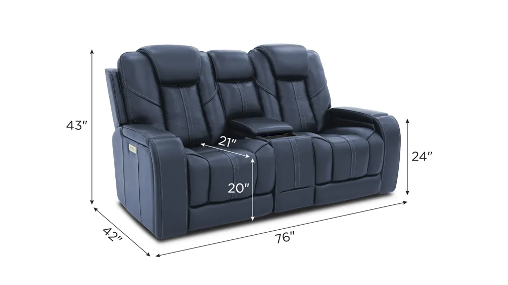 Starlight Zero Gravity Triple Power Loveseat w/ Immersive