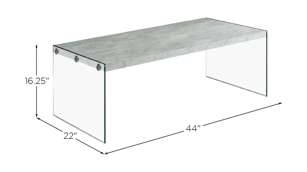 Monarch Specialties Coffee Table Dimensions