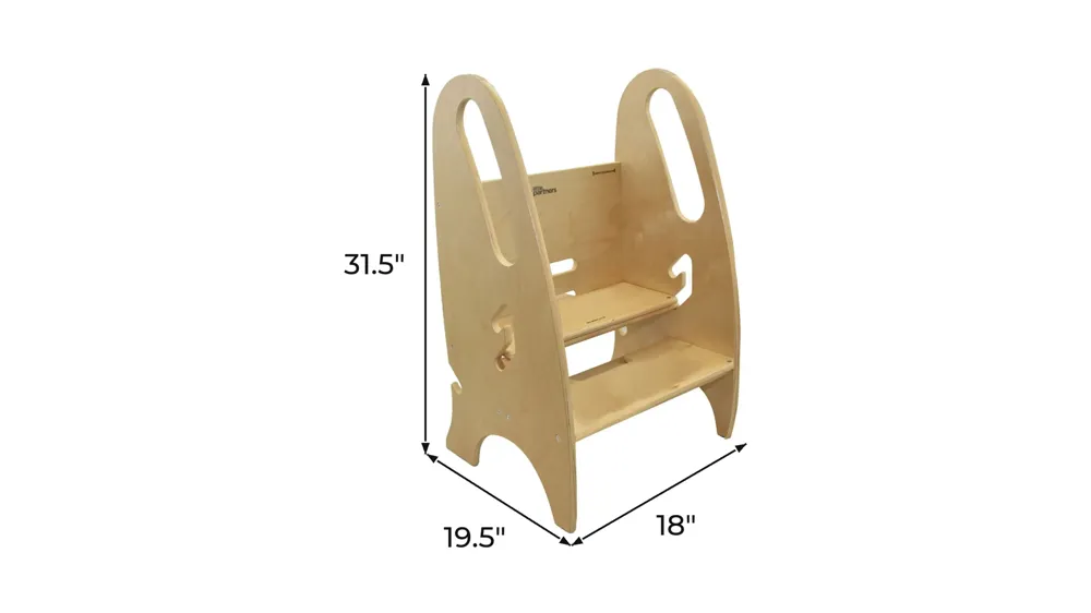 Little Partners 3-in-1 Growing Step Stool Dimensions