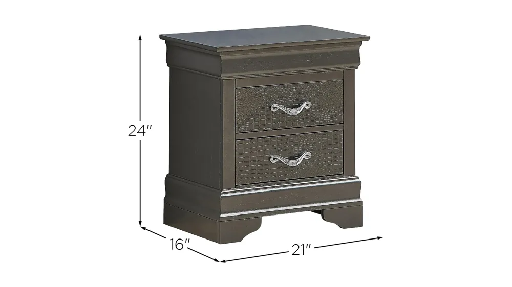 Lorana Nightstand Dimensions