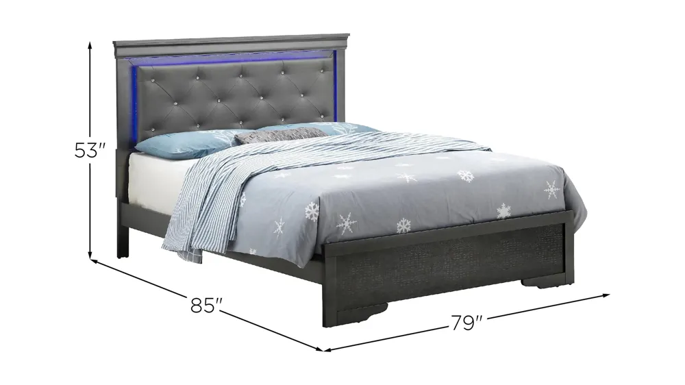Lorana King Bed Dimensions