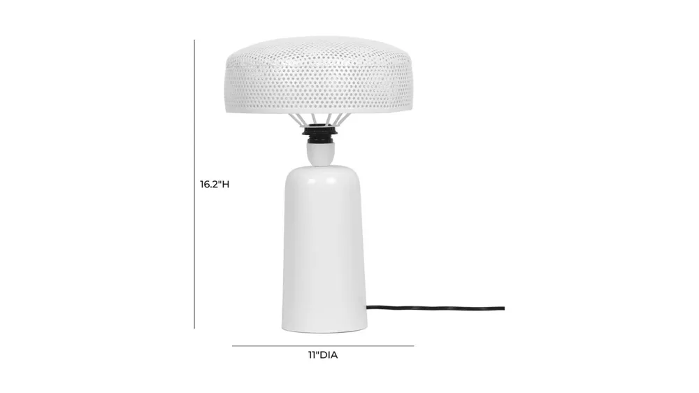 Cindy Metal Table Lamp Dimensions