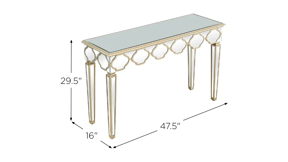 Yasmina Sofa Table Dimensions