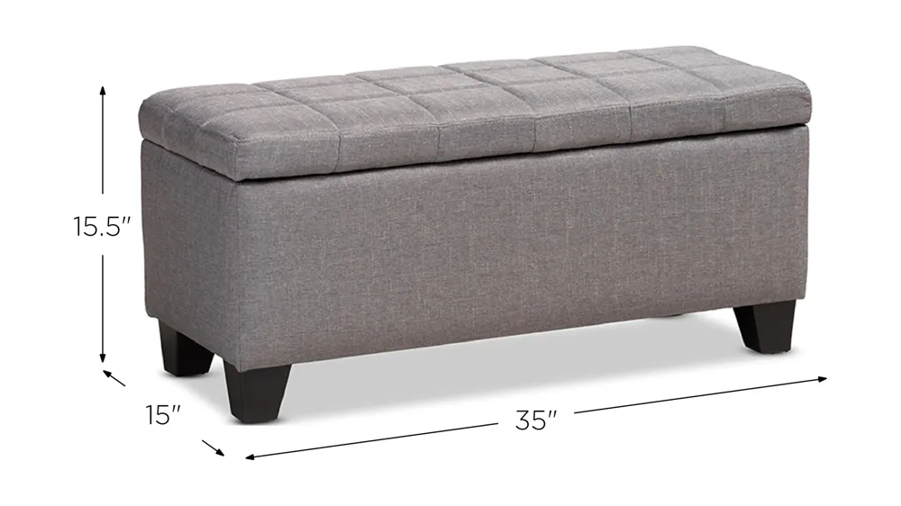 Fera Storage Ottoman Dimensions