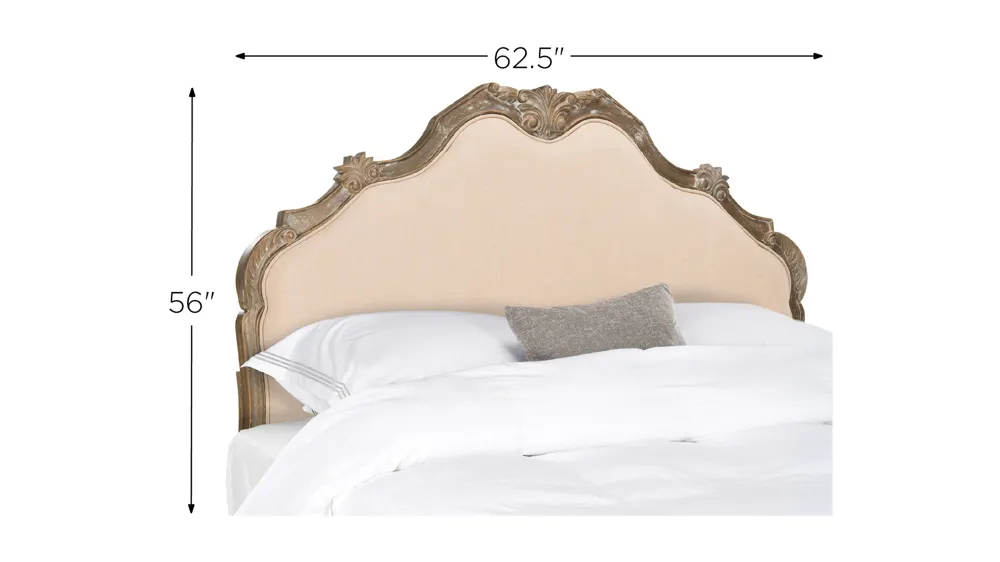 Harlow Heights Upholstered Headboard Dimensions
