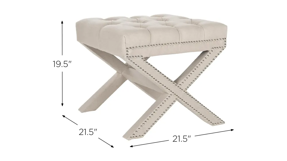 Maddox Ottoman Dimensions