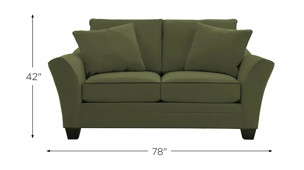Briarwood Loveseat Dimensions