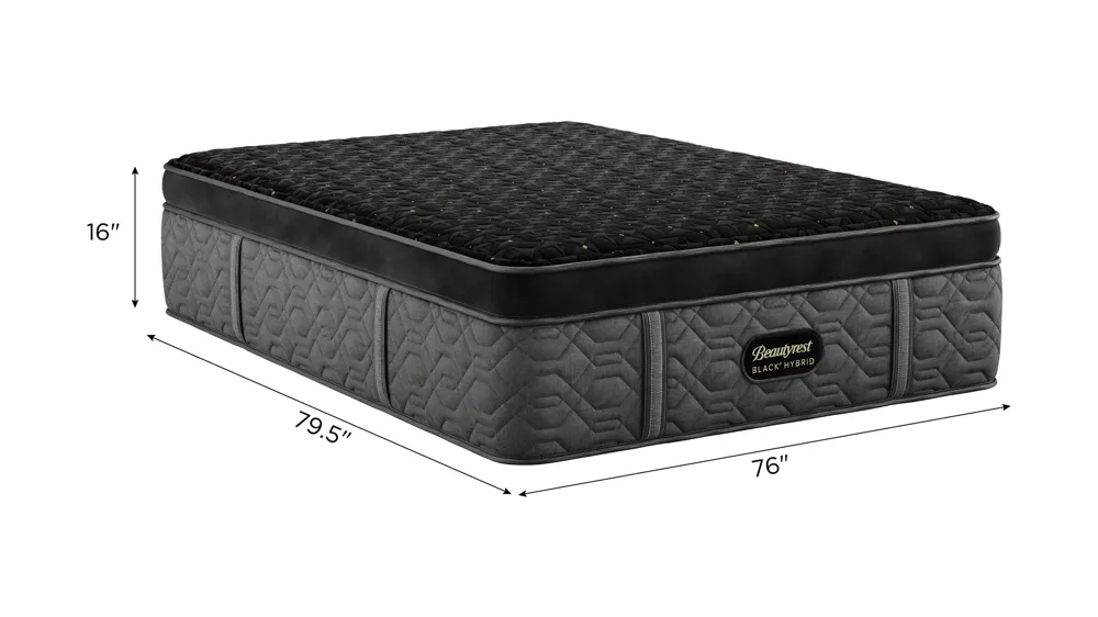 Beautyrest Black Hybrid Series Four Firm Apex Top Mattress Dimensions
