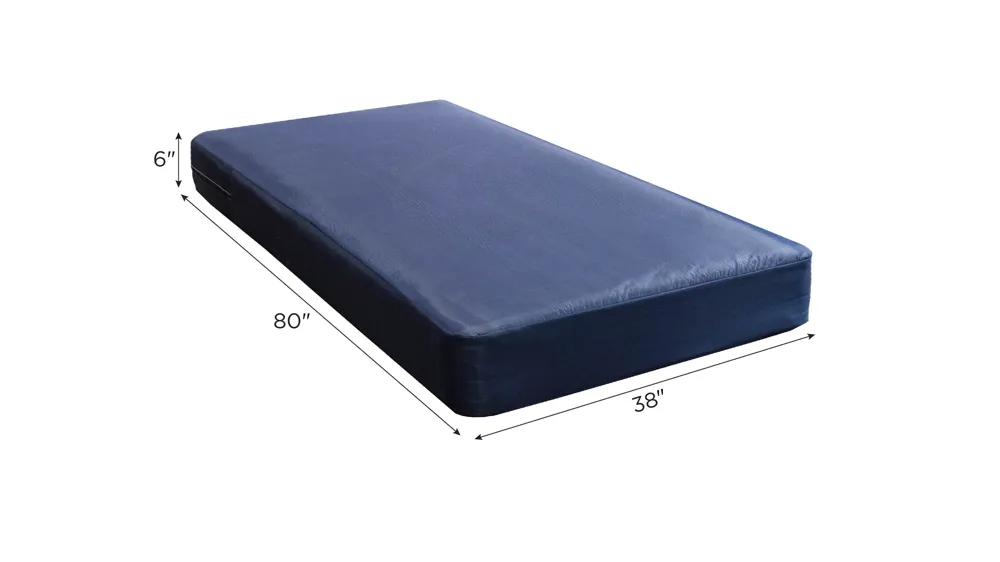 Magic Sleeper Foam Vinyl Mattress w/Inverted Seam Mattress Dimensions