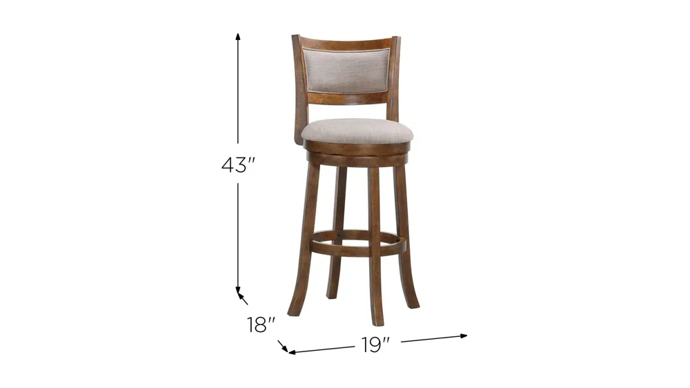Baker Bar Stool Dimensions