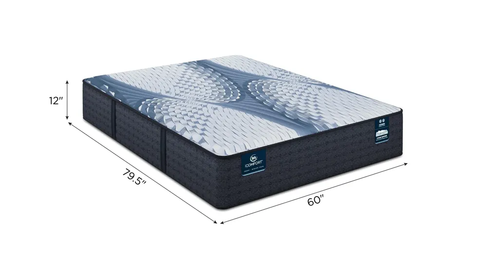 Serta iComfort Memory Foam Aveda Plush Mattress Dimensions