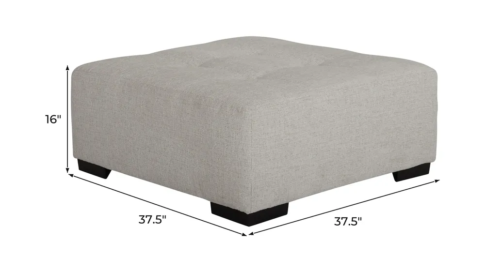 Jaden Cocktail Ottoman Dimensions