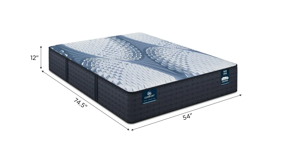 Serta iComfort Memory Foam Aveda Plush Mattress Dimensions