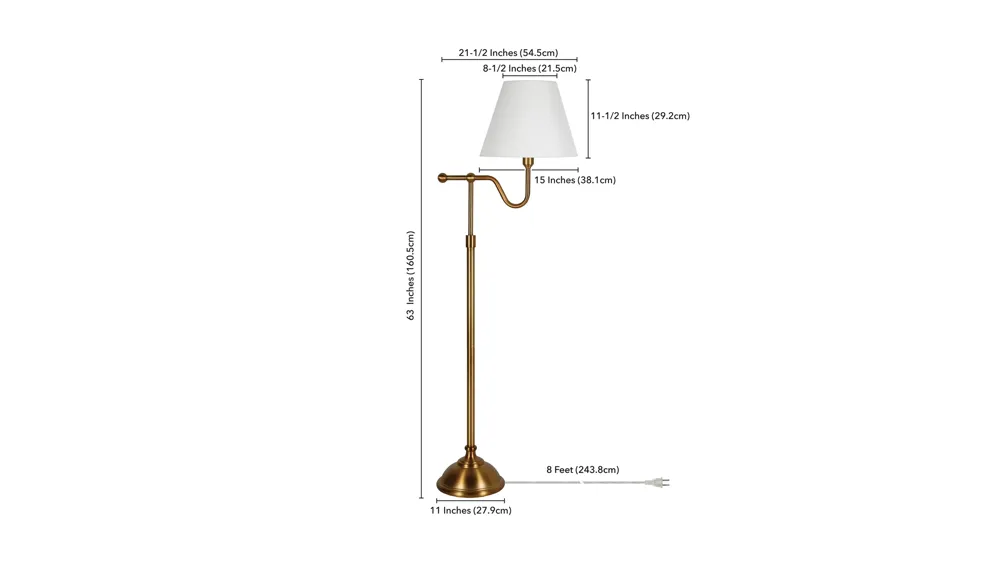 Lisbeth Floor Lamp Dimensions