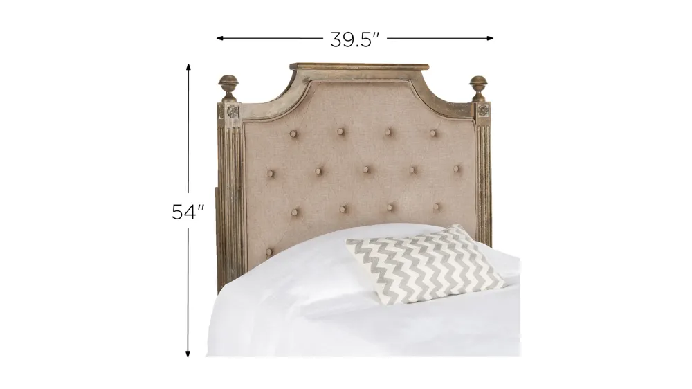 Rustic Wood Upholstered Headboard Dimensions