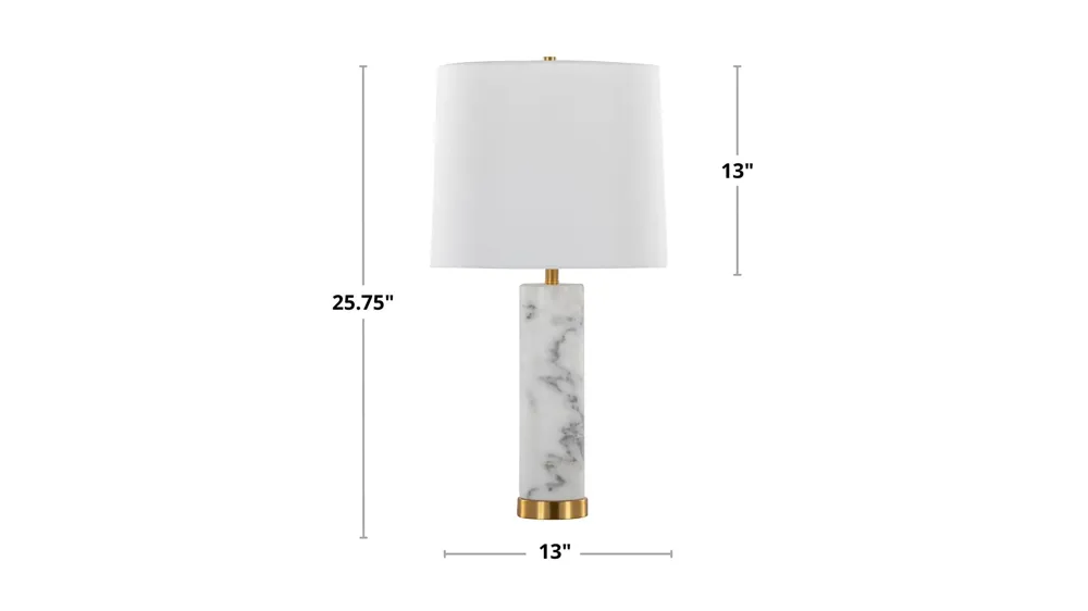 Marbella Table Lamp - Set of 2 Dimensions