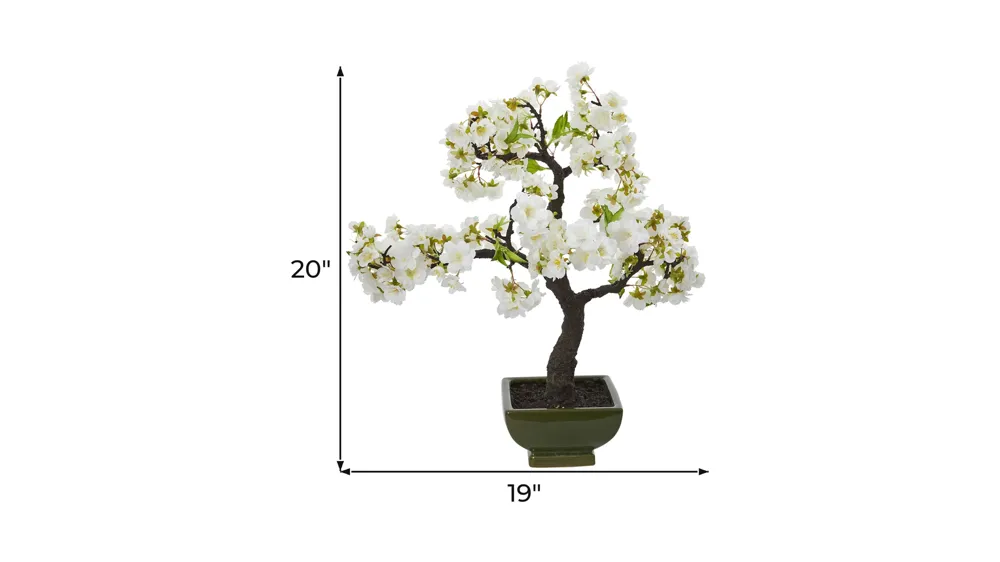 Cherry Blossom Bonsai Artificial Tree Dimensions