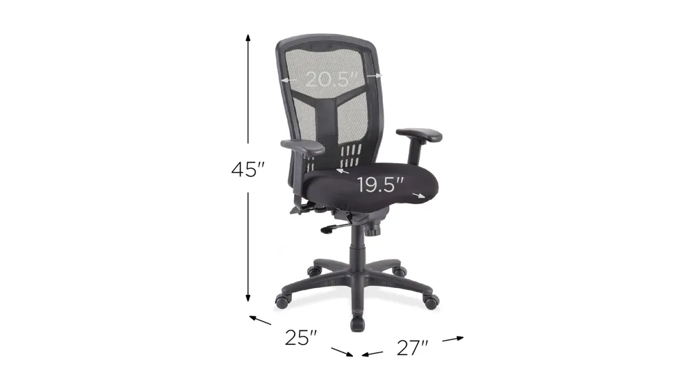 Cloelei Synchro Office Chair Dimensions