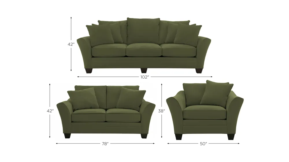 Briarwood Living Room Set Dimensions