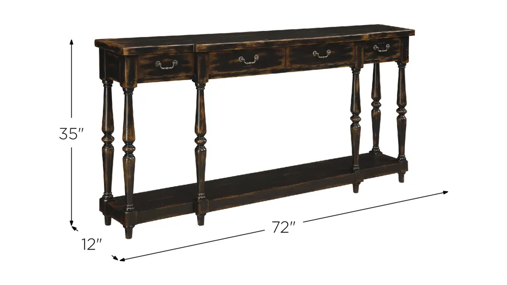 Freddy Console Table Dimensions