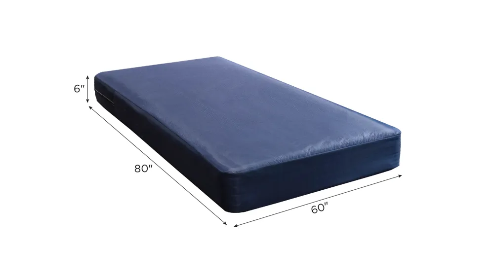 Magic Sleeper Foam Vinyl Mattress w/Inverted Seam Mattress Dimensions