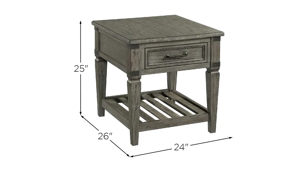 Foundry End Table Dimensions
