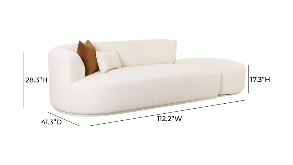 Fickle 2pc. Modular Sofa Dimensions