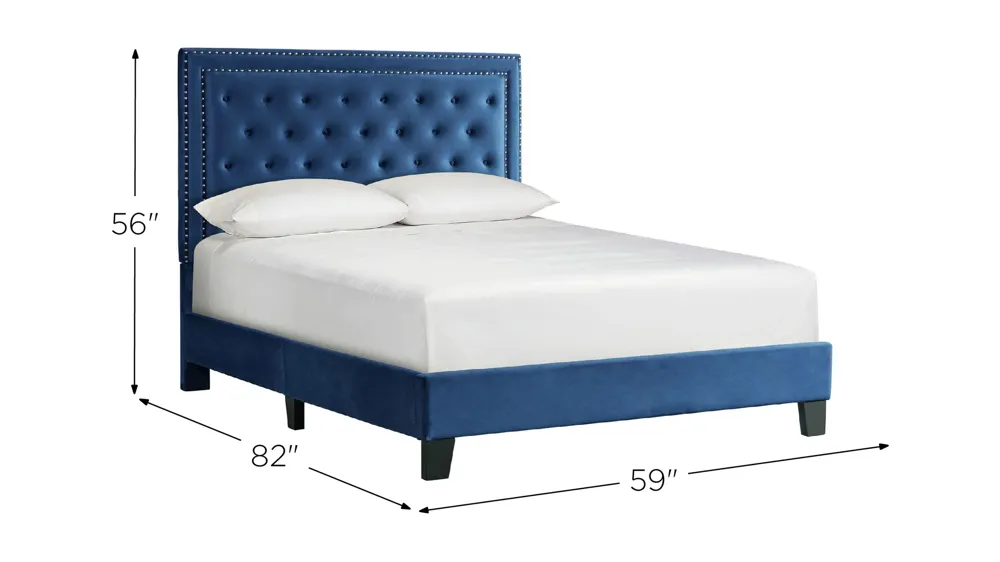 Teagan Upholstered Platform Bed Dimensions
