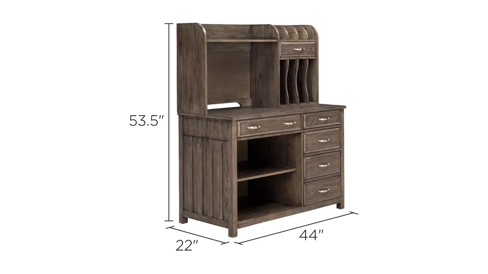Linbrooke 2-pc. Credenza And Hutch Dimensions
