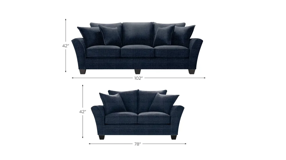 Briarwood Living Room Set Dimensions