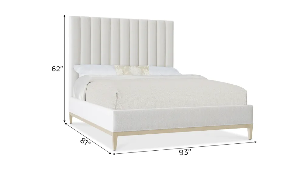 Cascade Upholstered Bed Dimensions
