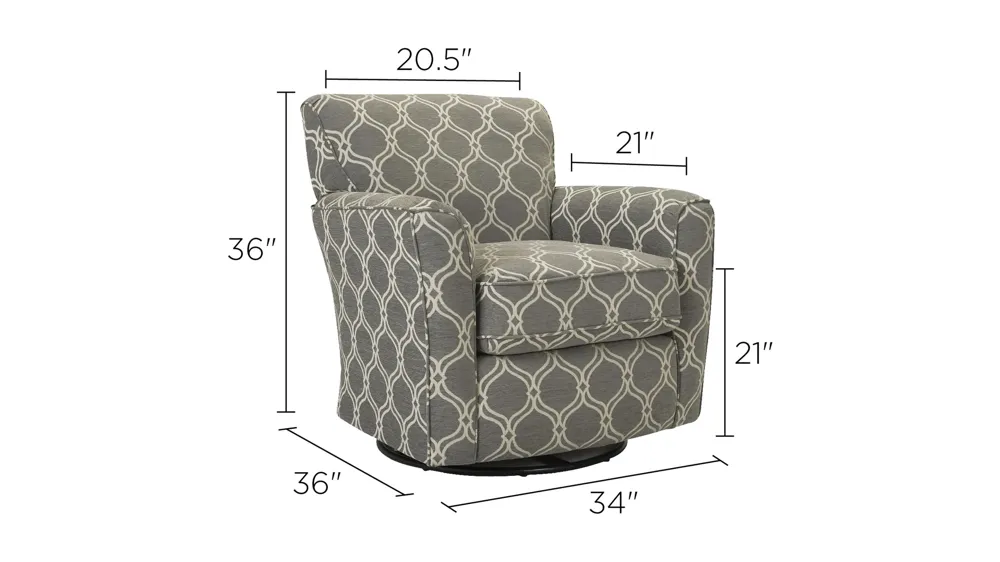 Bree Swivel Glider Dimensions