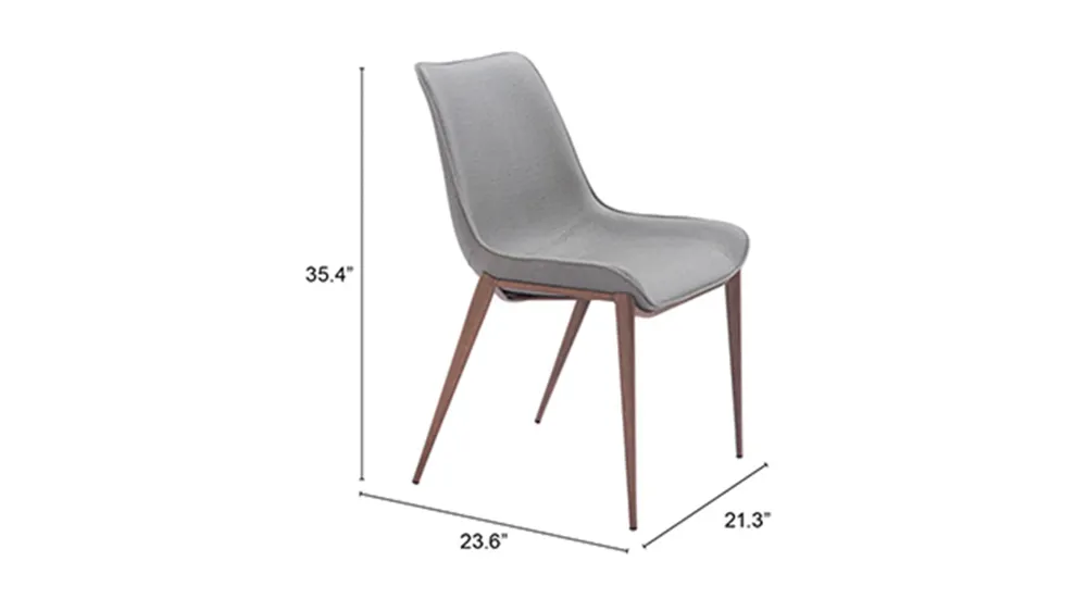 Magnus Dining Chair - Set of 2 Dimensions