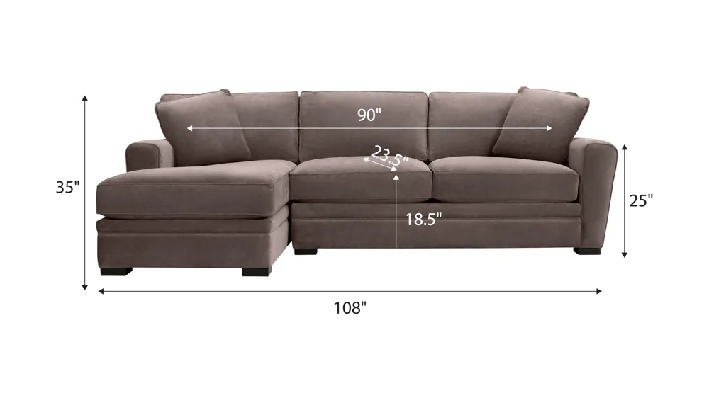 Artemis II 2-pc. Sectional Dimensions