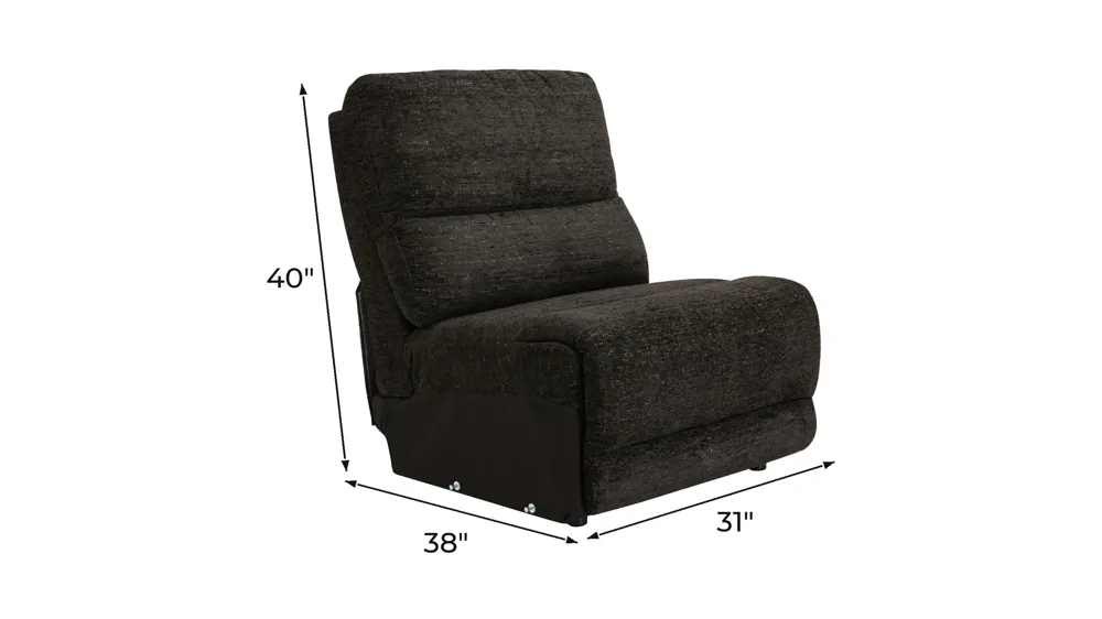 Filmore Armless Chair Dimensions