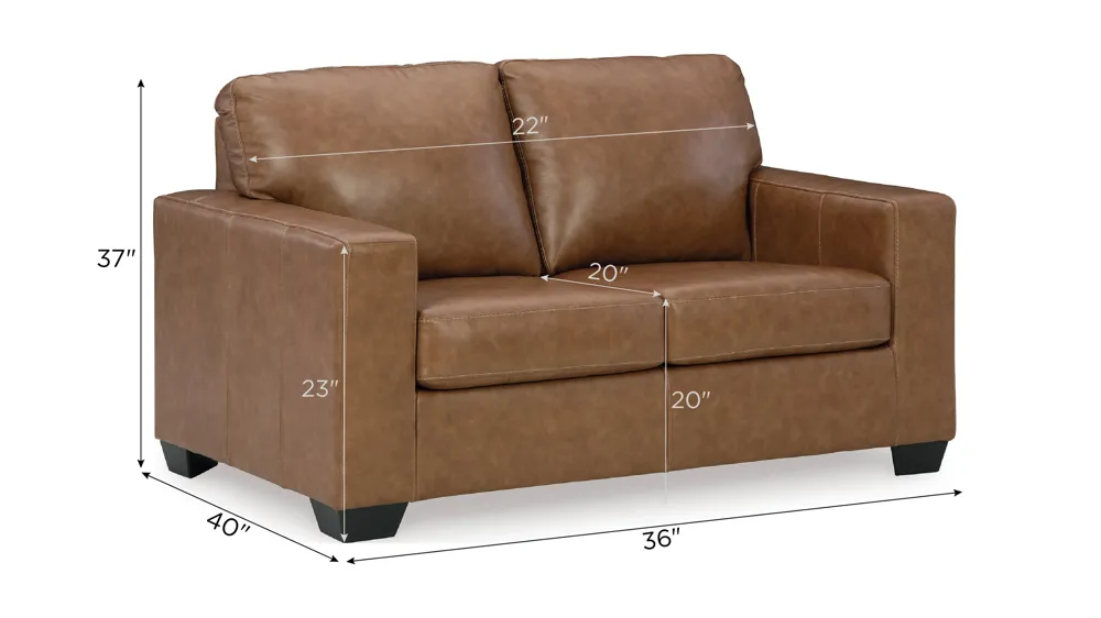 Bolsena Loveseat Dimensions