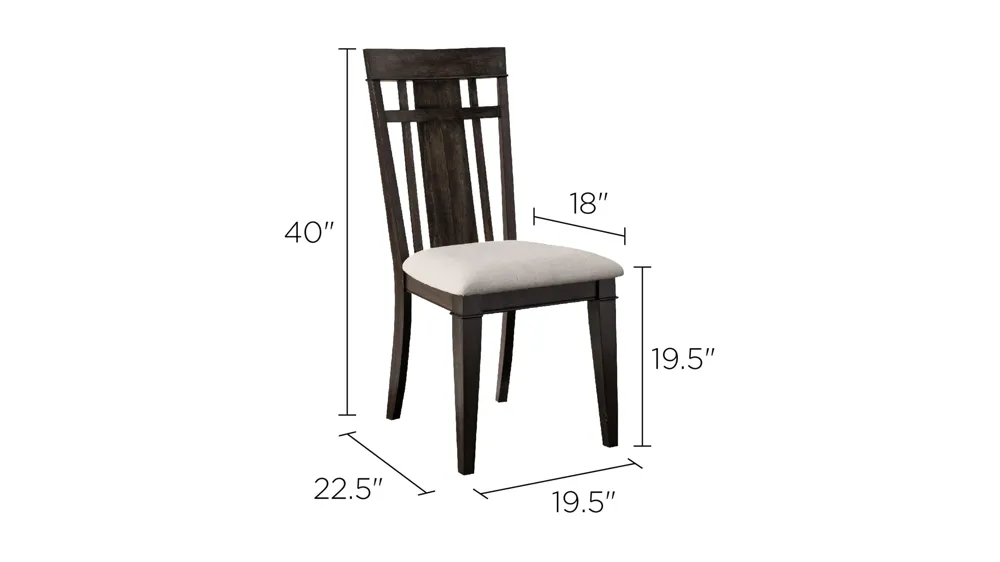 Sheffield Dining Chair Dimensions