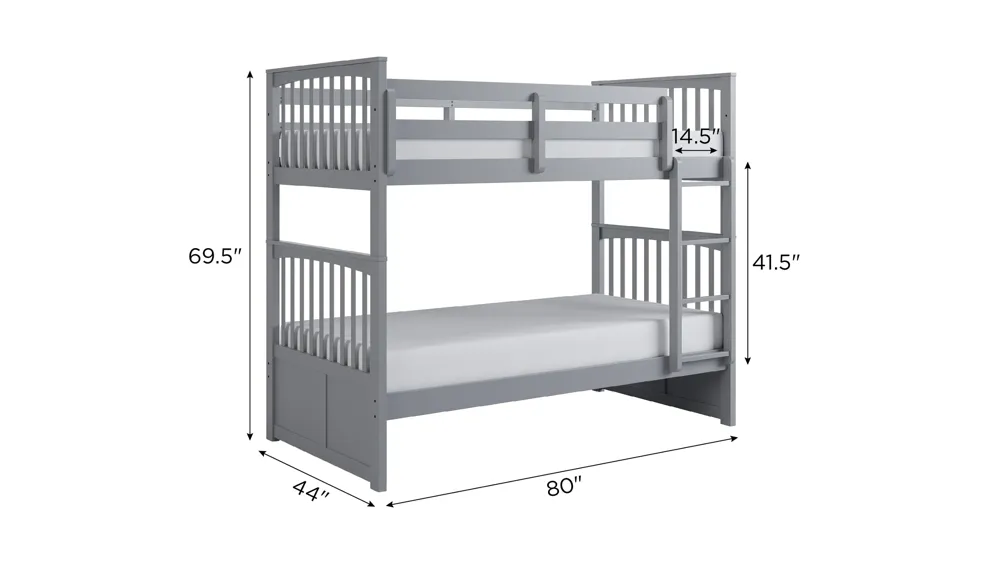 Apollo Bunk Bed Dimensions