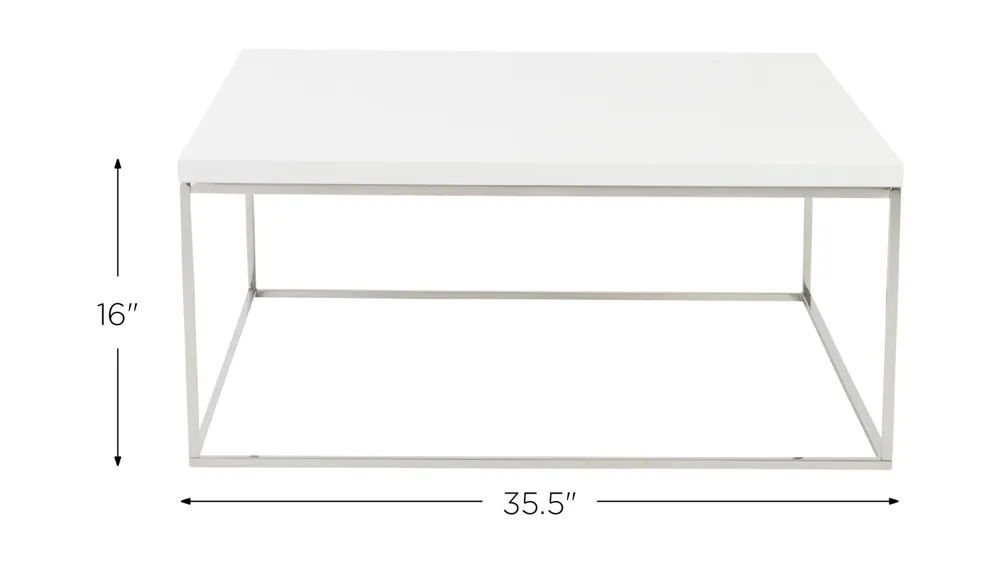 Teresa Square Coffee Table Dimensions